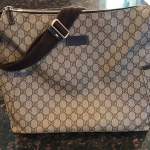 Authentic Gucci diaper bag
